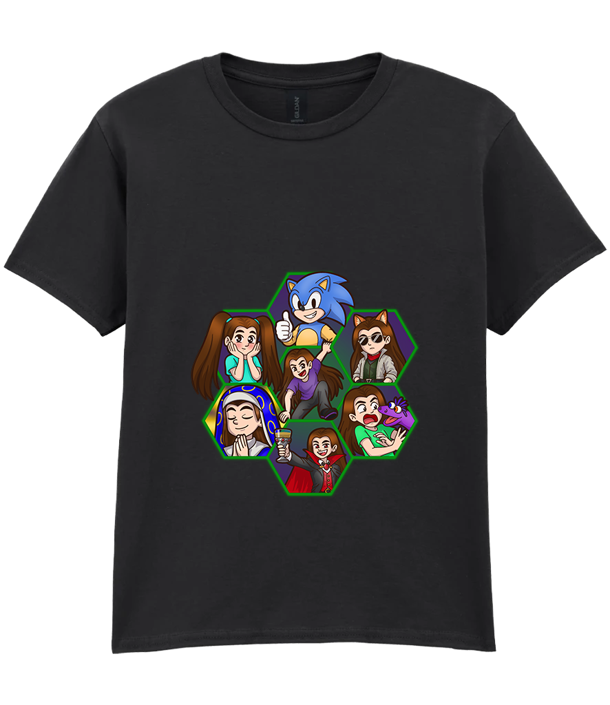 Kids Short Sleeve T-Shirt - Argick Hexagons