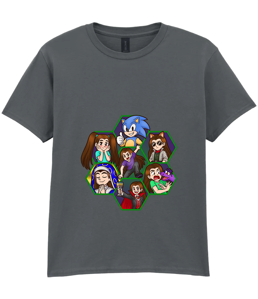Kids Short Sleeve T-Shirt - Argick Hexagons