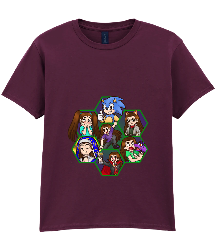 Kids Short Sleeve T-Shirt - Argick Hexagons