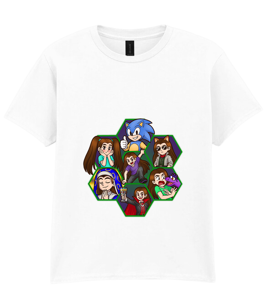 Kids Short Sleeve T-Shirt - Argick Hexagons