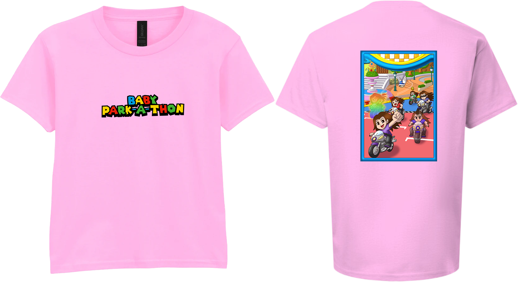 Kids Short Sleeve T-Shirt - Baby Park-a-Thon