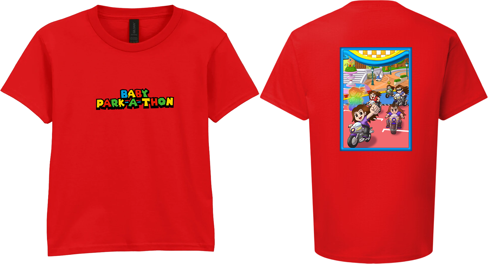 Kids Short Sleeve T-Shirt - Baby Park-a-Thon