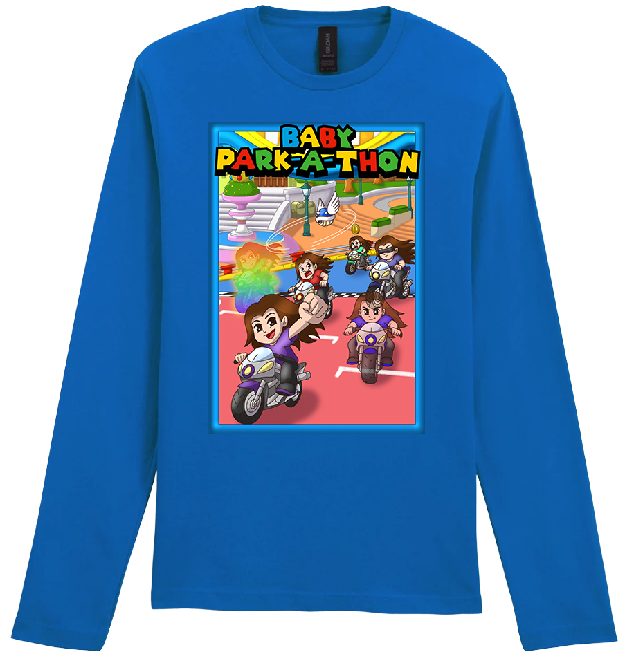 Adult Long Sleeve Printed T-Shirt - Baby Park-a-Thon