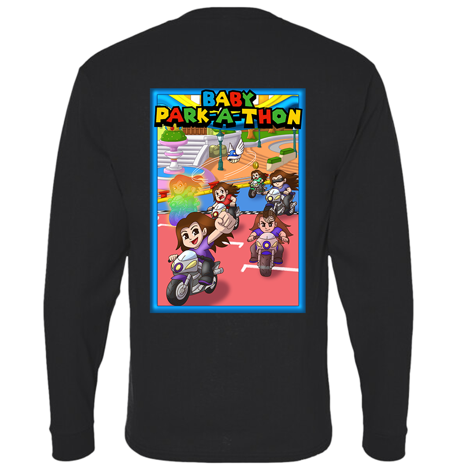 Adult Long Sleeve Printed T-Shirt - Baby Park-a-Thon