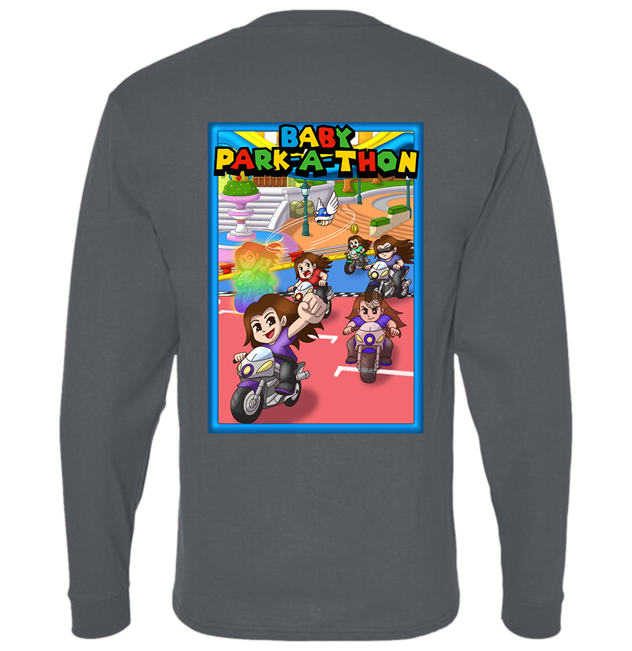Adult Long Sleeve Printed T-Shirt - Baby Park-a-Thon