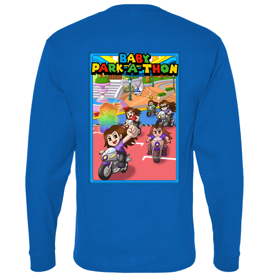Adult Long Sleeve Printed T-Shirt - Baby Park-a-Thon