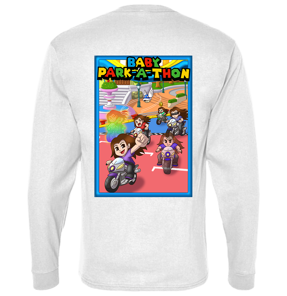Adult Long Sleeve Printed T-Shirt - Baby Park-a-Thon