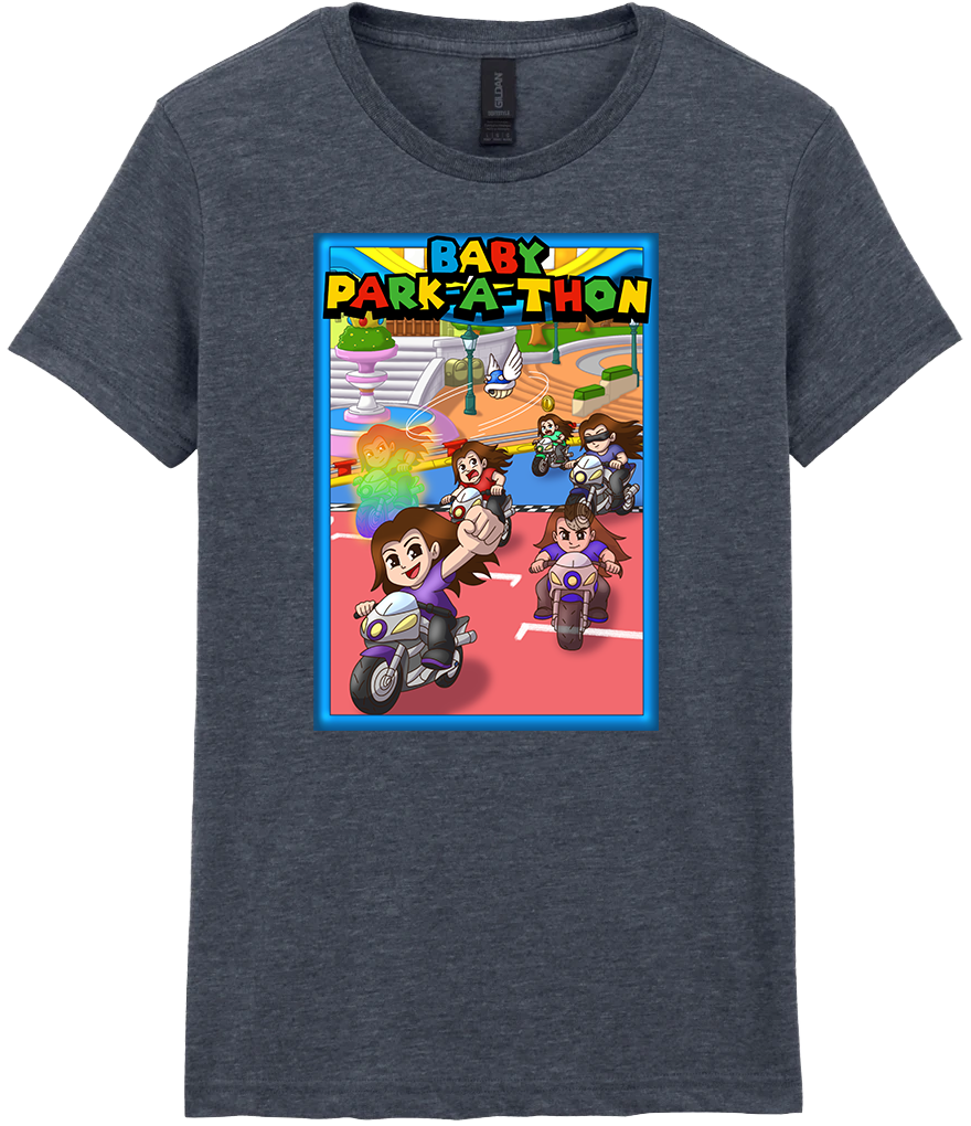 Adult Ladies Printed T-Shirt - Baby Park-a-Thon
