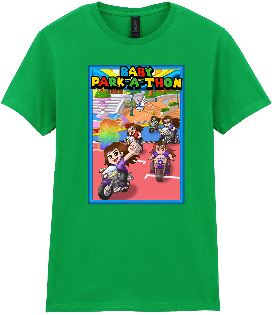 Adult Ladies Printed T-Shirt - Baby Park-a-Thon