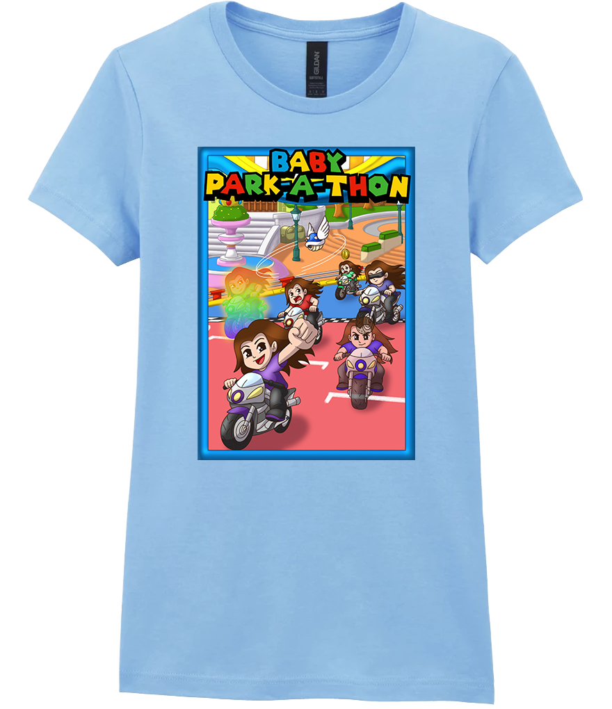 Adult Ladies Printed T-Shirt - Baby Park-a-Thon