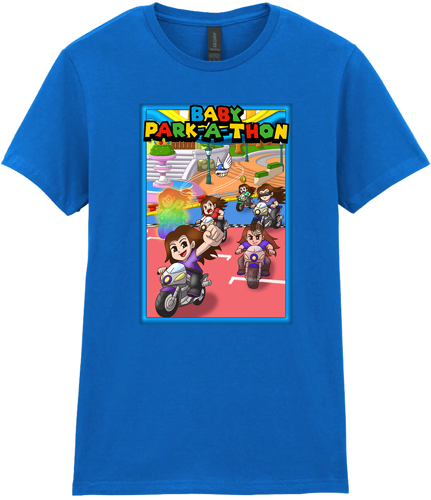 Adult Ladies Printed T-Shirt - Baby Park-a-Thon