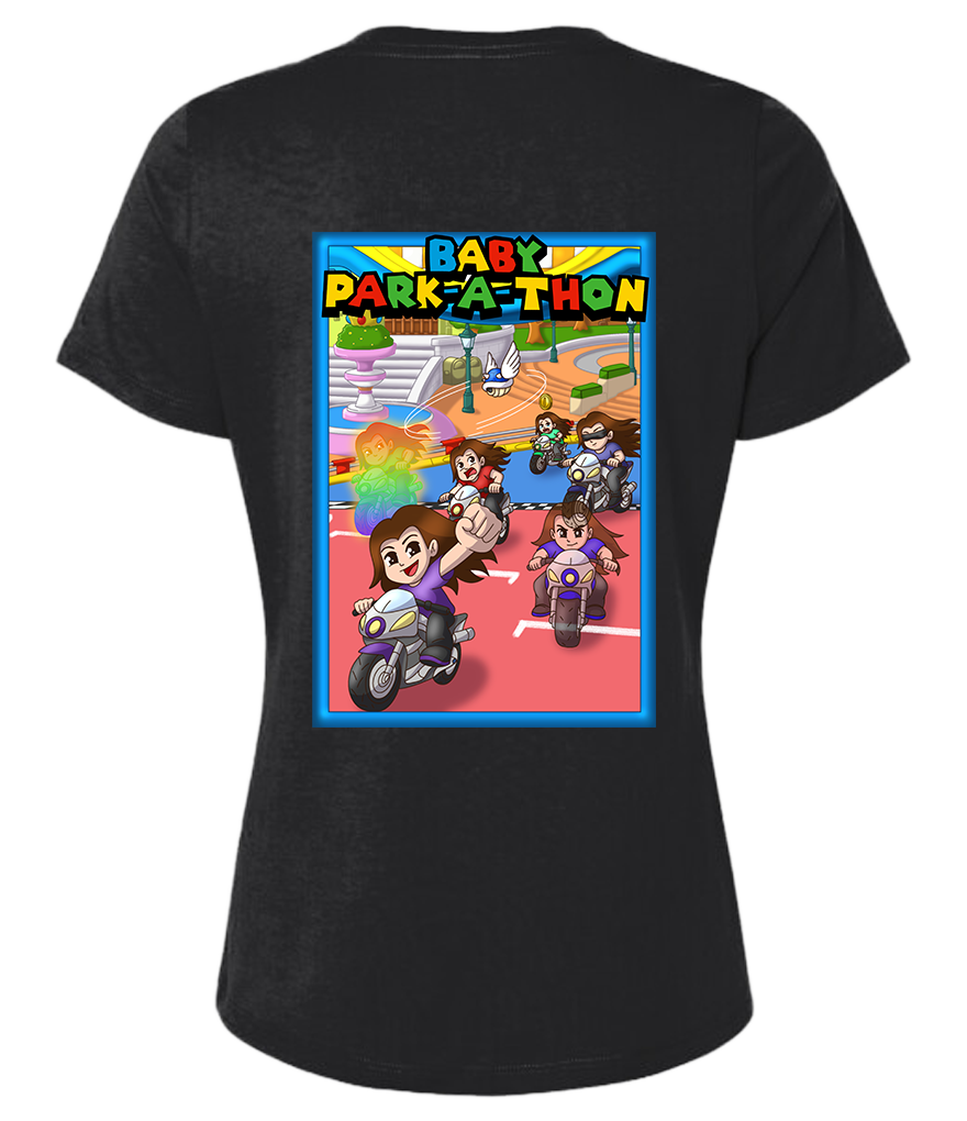 Adult Ladies Printed T-Shirt - Baby Park-a-Thon