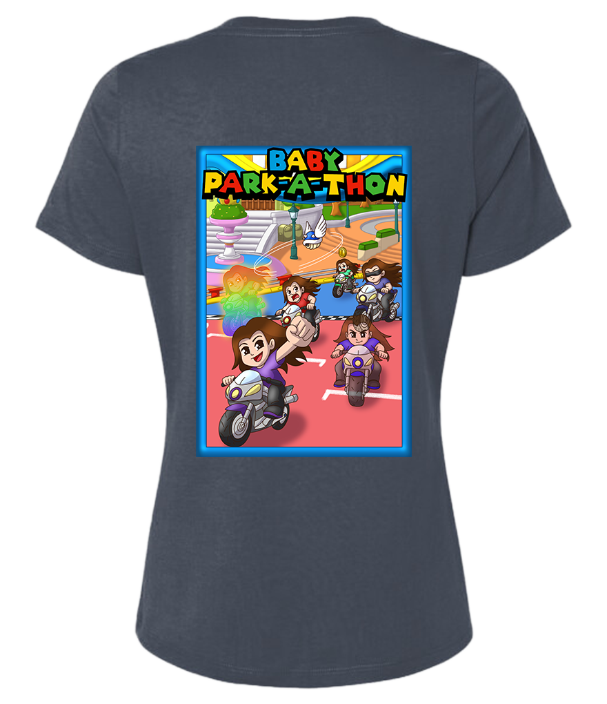 Adult Ladies Printed T-Shirt - Baby Park-a-Thon