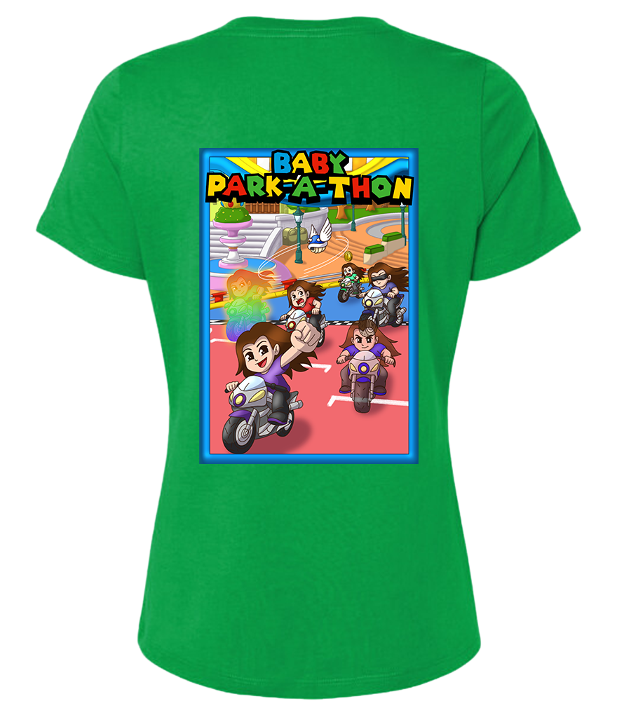 Adult Ladies Printed T-Shirt - Baby Park-a-Thon
