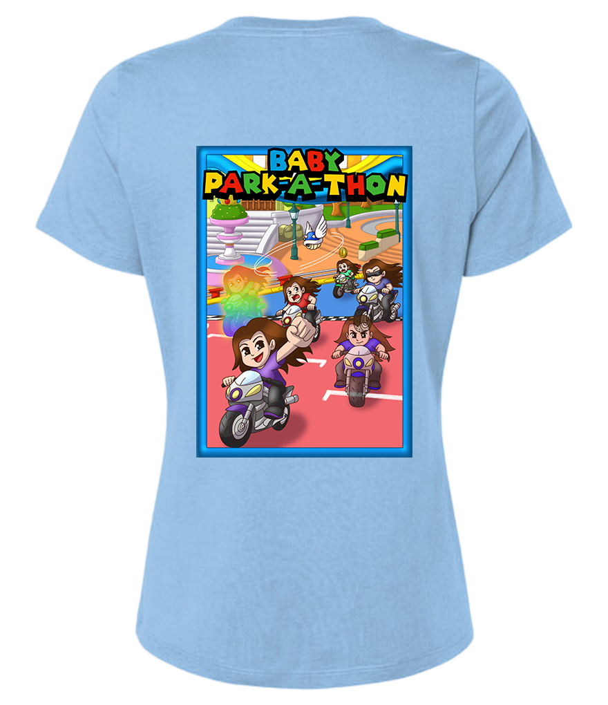 Adult Ladies Printed T-Shirt - Baby Park-a-Thon