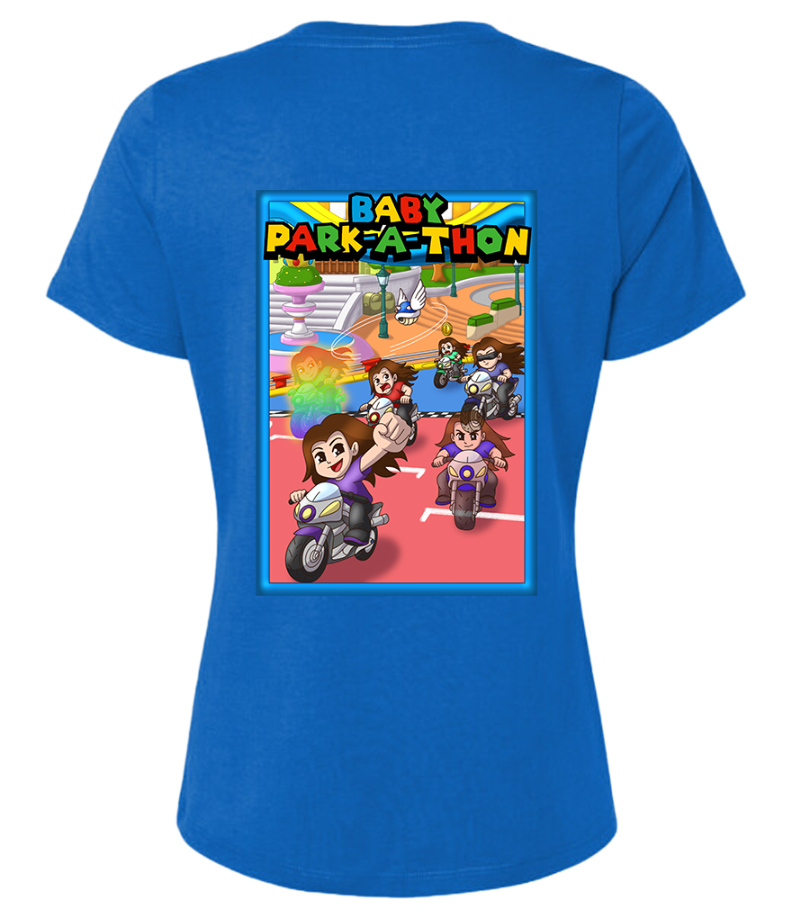 Adult Ladies Printed T-Shirt - Baby Park-a-Thon