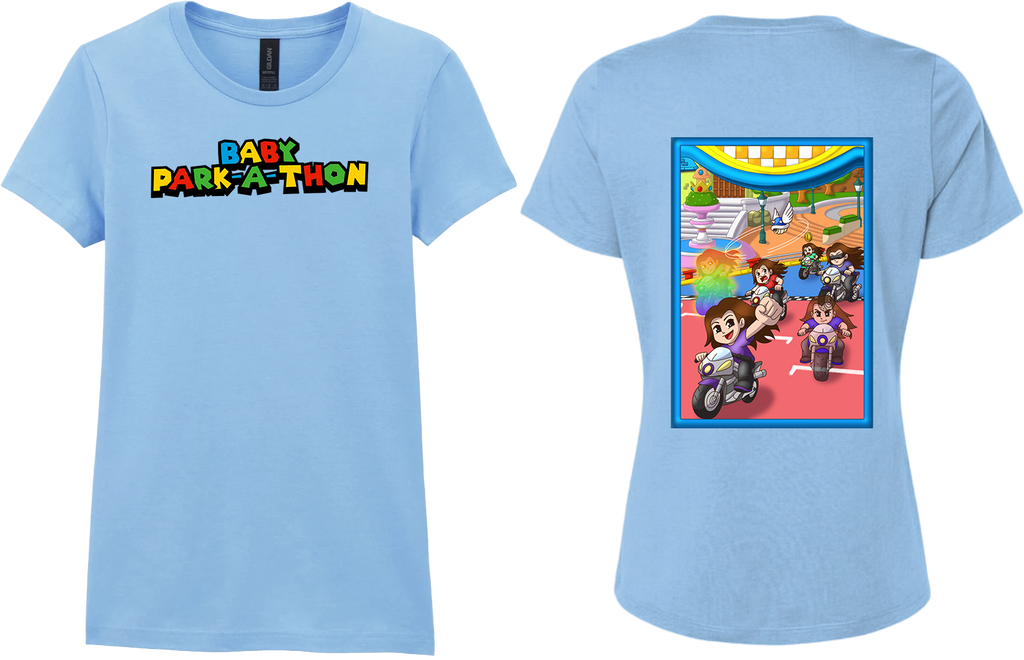 Adult Ladies Printed T-Shirt - Baby Park-a-Thon