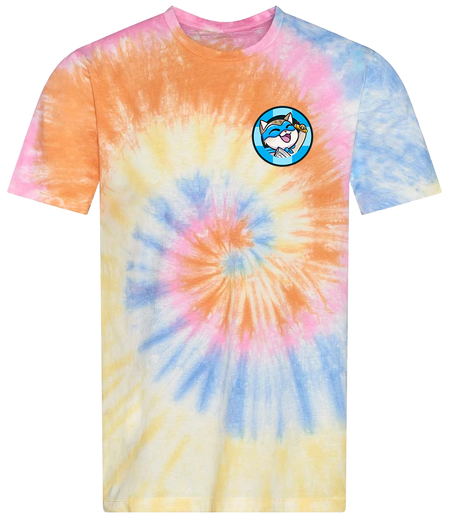 Adult Short Sleeve Tie-Dye T-Shirt - Captain Stats