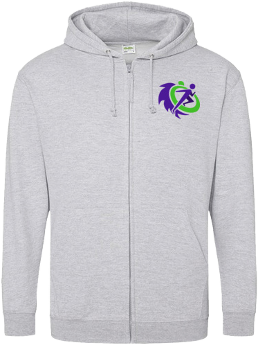 Adult College Zipped Hoodie - Argick "Logo"