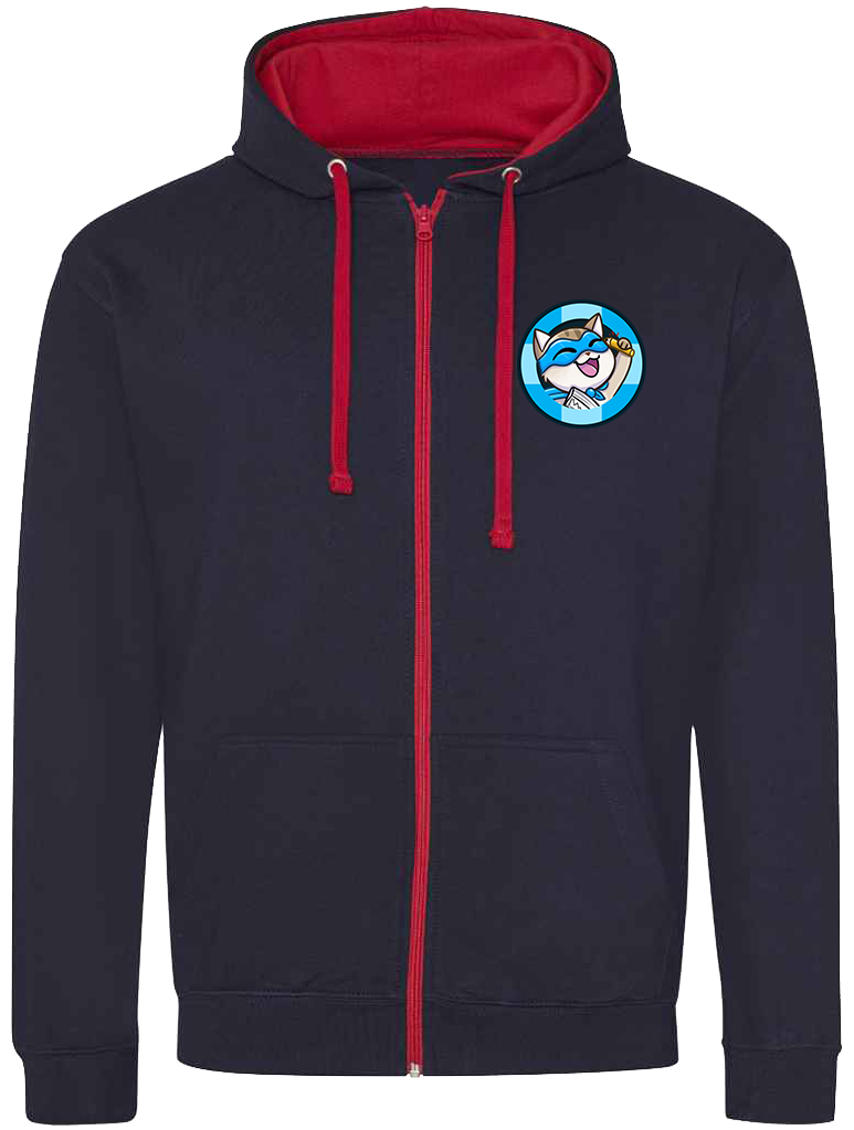 Adult Varsity Zipped Hoodie - Captain Stats