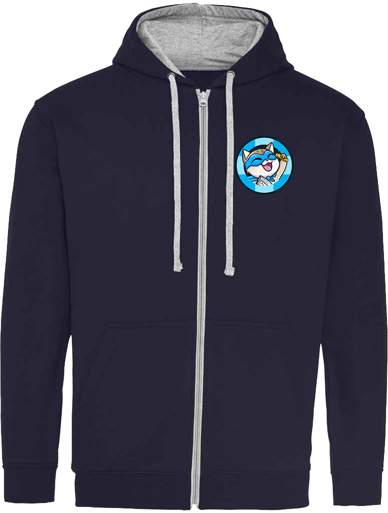 Adult Varsity Zipped Hoodie - Captain Stats