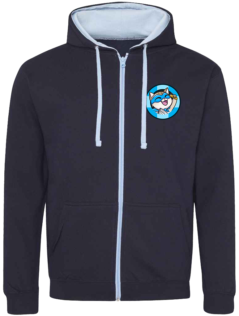 Adult Varsity Zipped Hoodie - Captain Stats