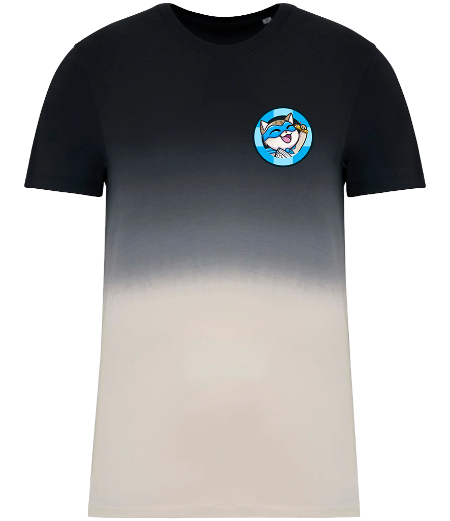 Adult Short Sleeve Dip-Dye T-Shirt - Captain Stats