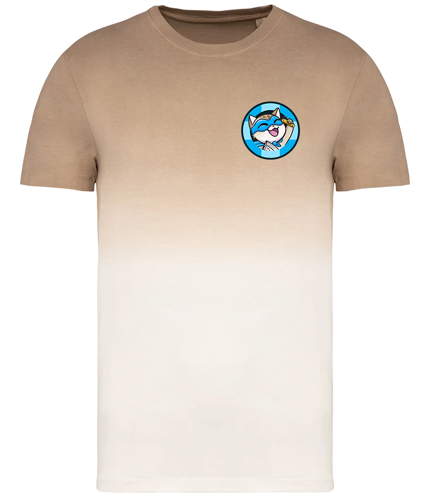 Adult Short Sleeve Dip-Dye T-Shirt - Captain Stats