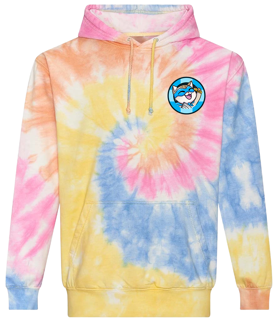 Adult Tie-Dye Hoodie - Captain Stats