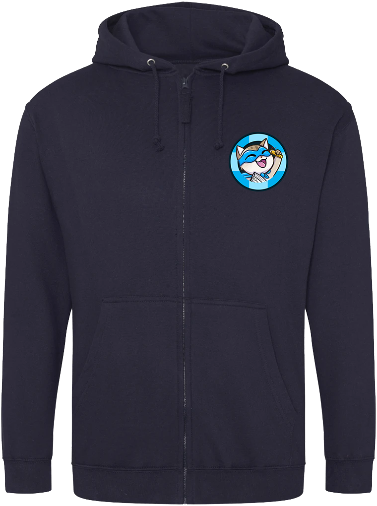 Adult College Zipped Hoodie - Captain Stats