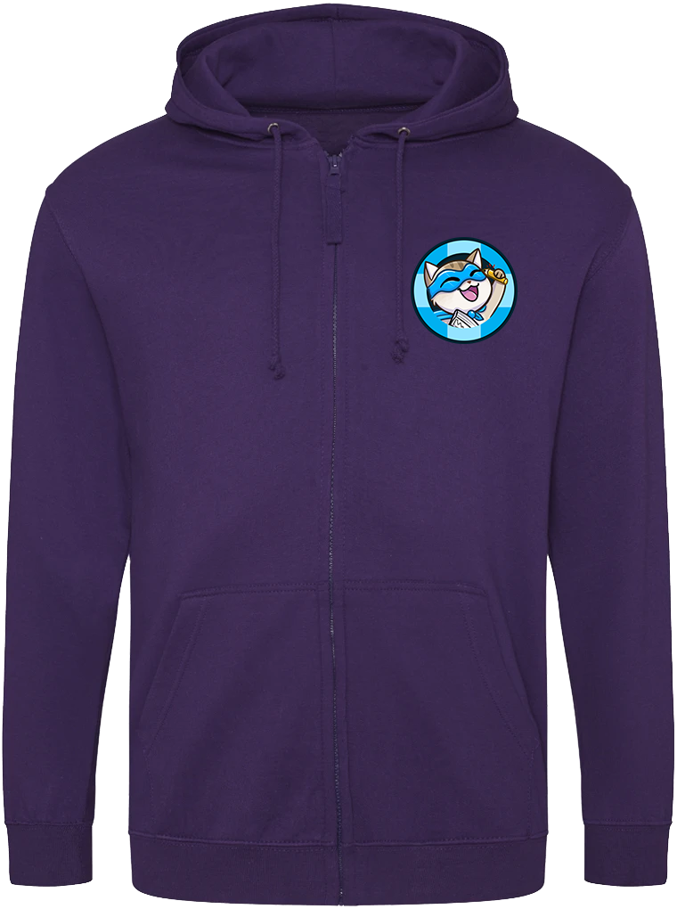 Adult College Zipped Hoodie - Captain Stats